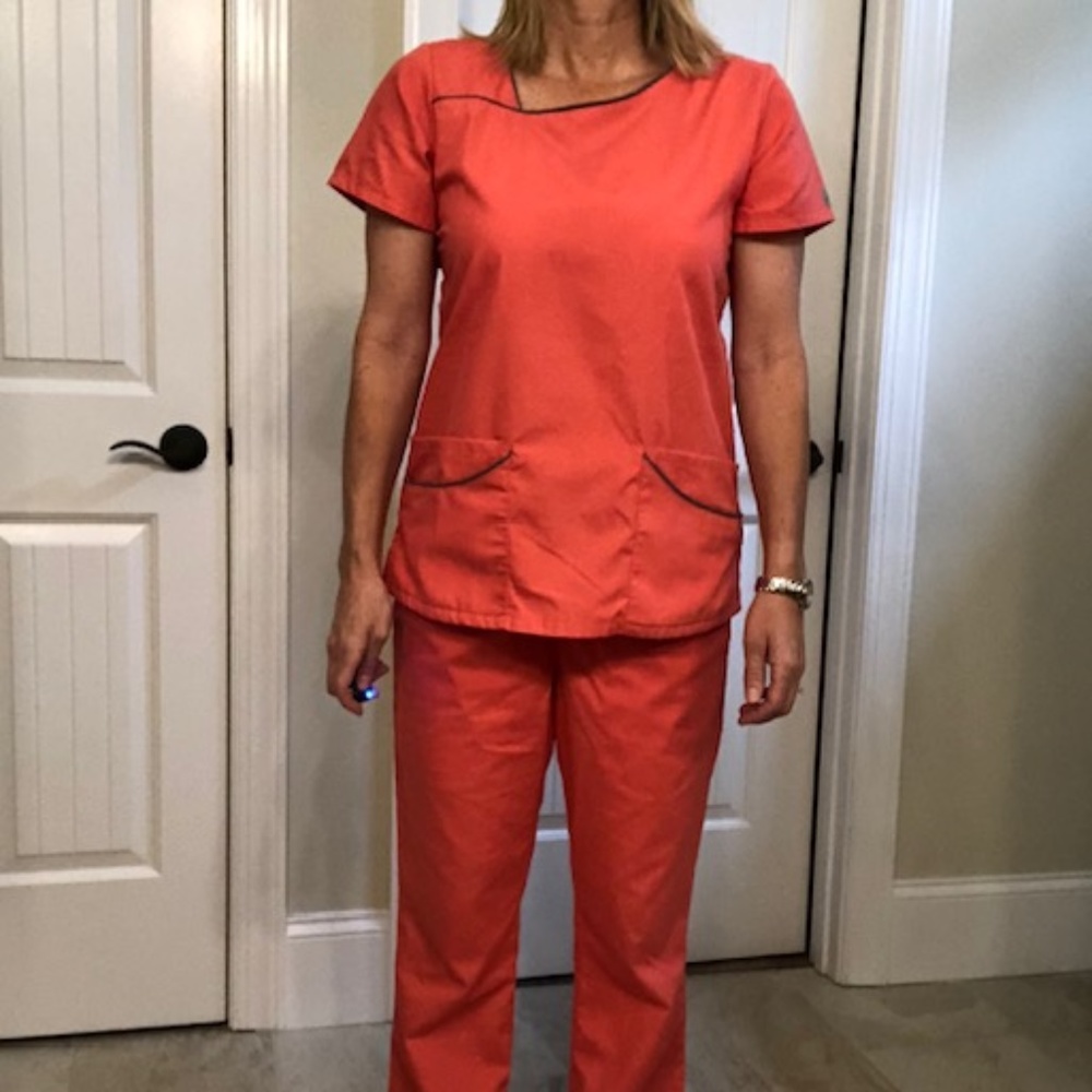 Butter-Soft Scrubs by UA *Glazed Melon/Grey*